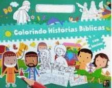 COLORINDO - HISTORIAS BIBLICAS COM ADESIVOS