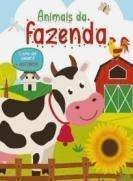 LIVRO DE COLORIR COM ADESIVOS - ANIMAIS DA FAZENDA