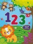 LIVRO DE COLORIR COM ADESIVOS - 123